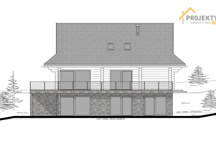 L-327 Dom z bali na skarpie